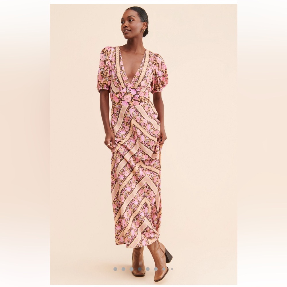 Free people V-Neck Maxi Dress